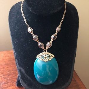Blue (teal) Necklace